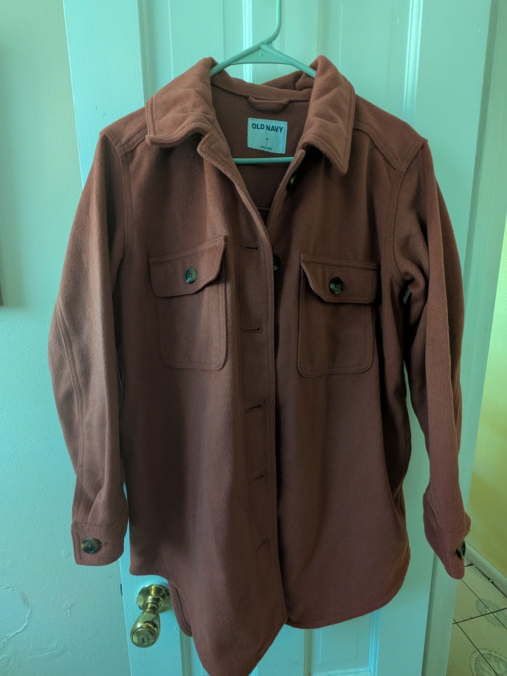 Old Navy Women's Brown Button-Front Jacket